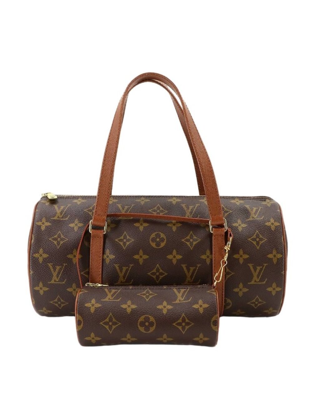Louis Vuitton Monogram Papillon 30 Handbag Gold